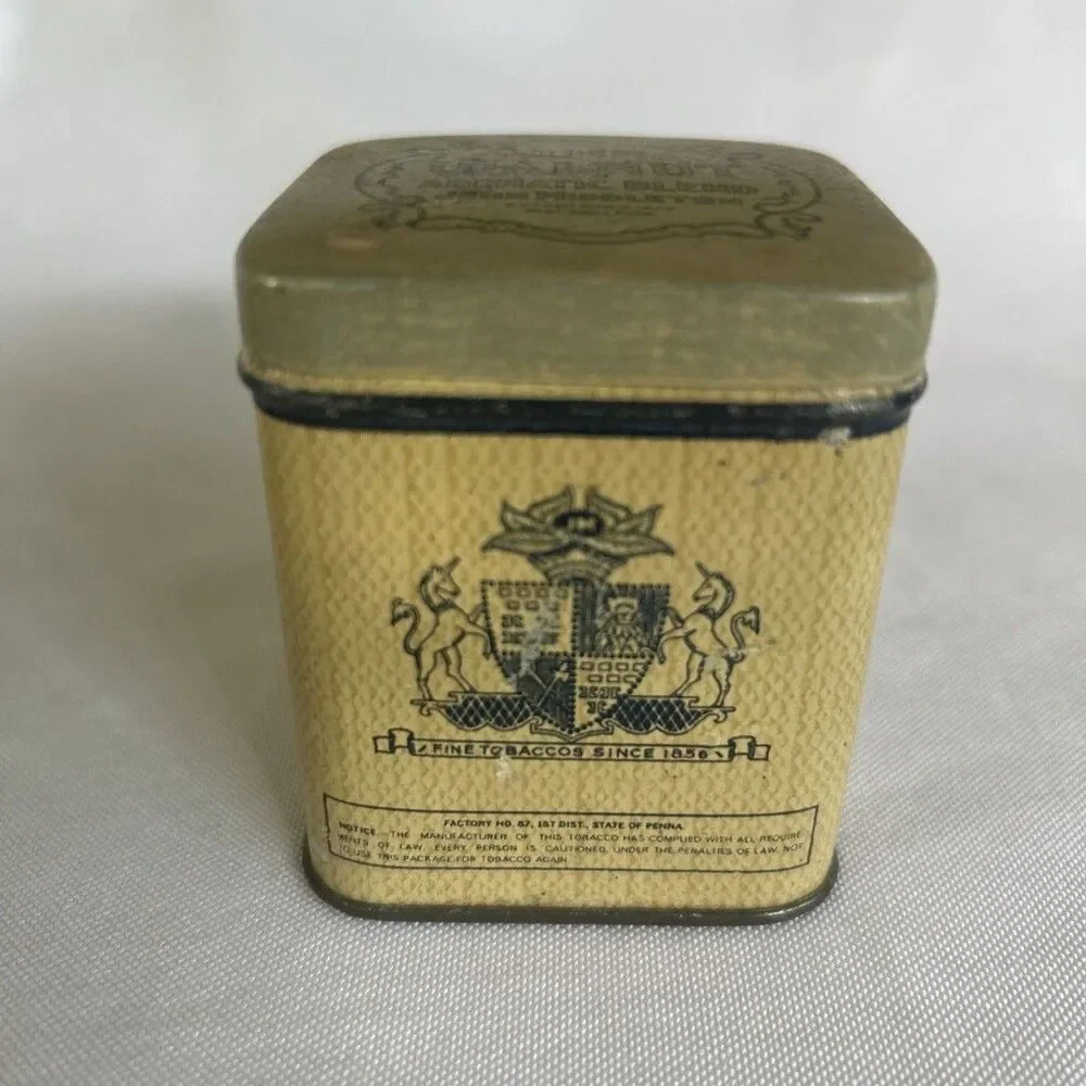 Lot of 2 Vintage Tobacco Tins Edgeworth & John Middleton Advertising USA
